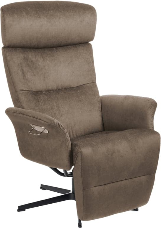 $Bilde av Conform Master recliner (svingfot alu svart stoff Mito 1515-26 Hunter)