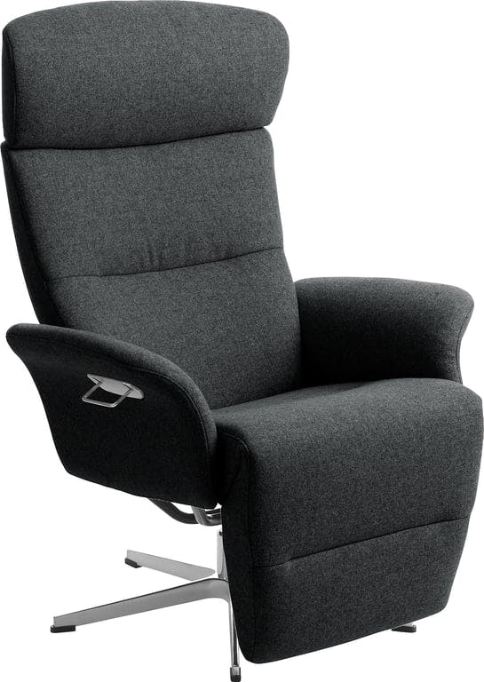 $Bilde av Conform Master recliner (svingfot alu stoff Sheford 1383-77 Dark grey)