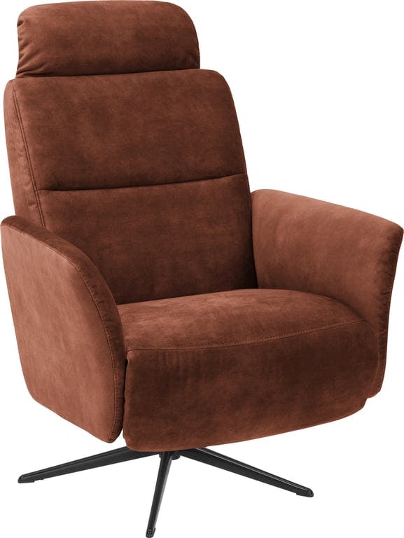 $Bilde av Remo recliner (manuell, stoff Adore Copper, Polaris sokkel sort)