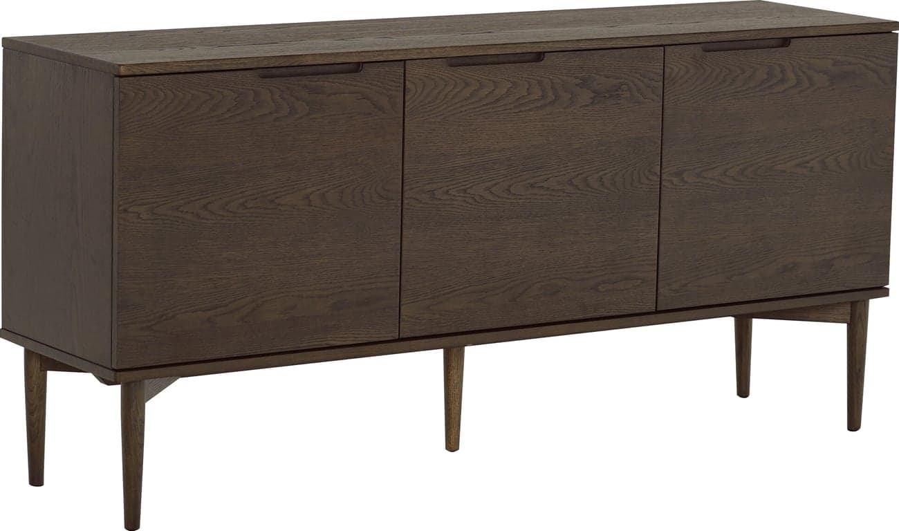 $Bilde av Karmøy skjenk (161 x 41 H: 76 cm, brun eikefiner, 3 dører)