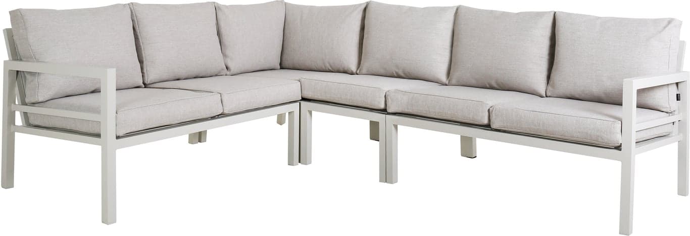 $Bilde av Isabella hjørnesofa (2-seter + hjørne + 3-seter, kalk/sand)