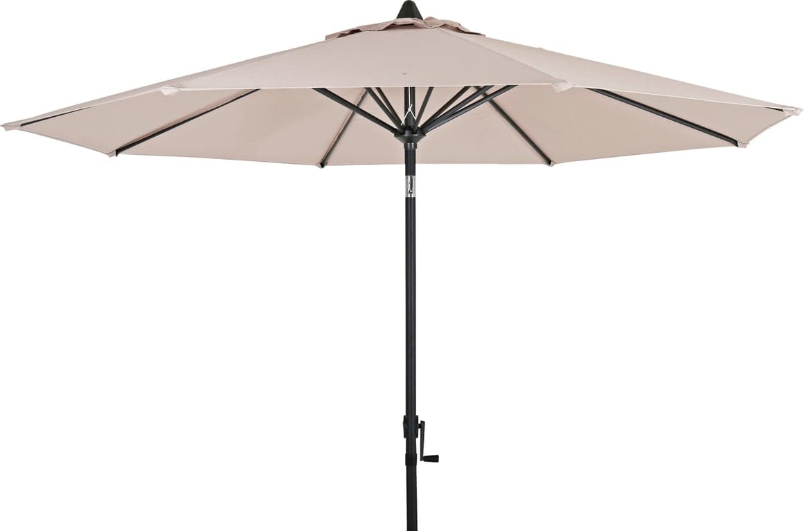 $Bilde av Sumatra parasoll Ø: 300 cm (Beige/svart aluminium)