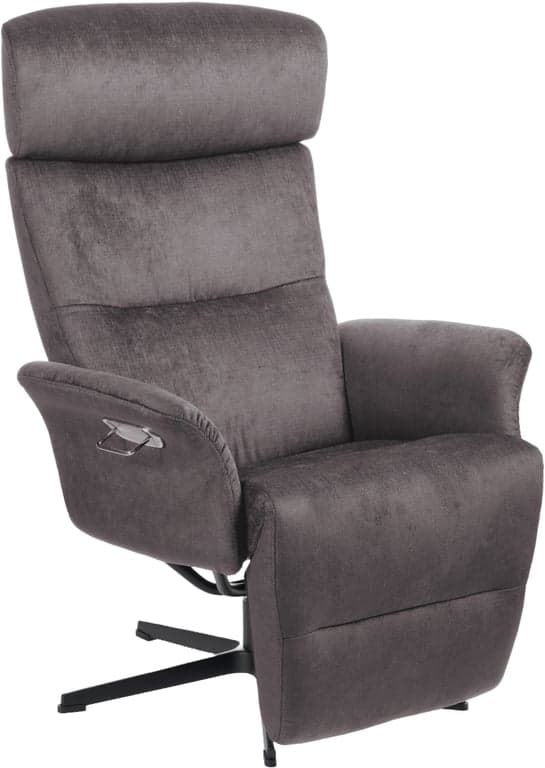 $Bilde av Conform Master recliner (svingfot alu svart stoff Mito 1515-79 Antracite)