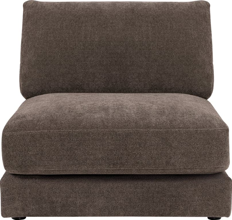 $Bilde av Bastia 1 seter u/arm (stoff 348/Vivardo 14 medium brown)
