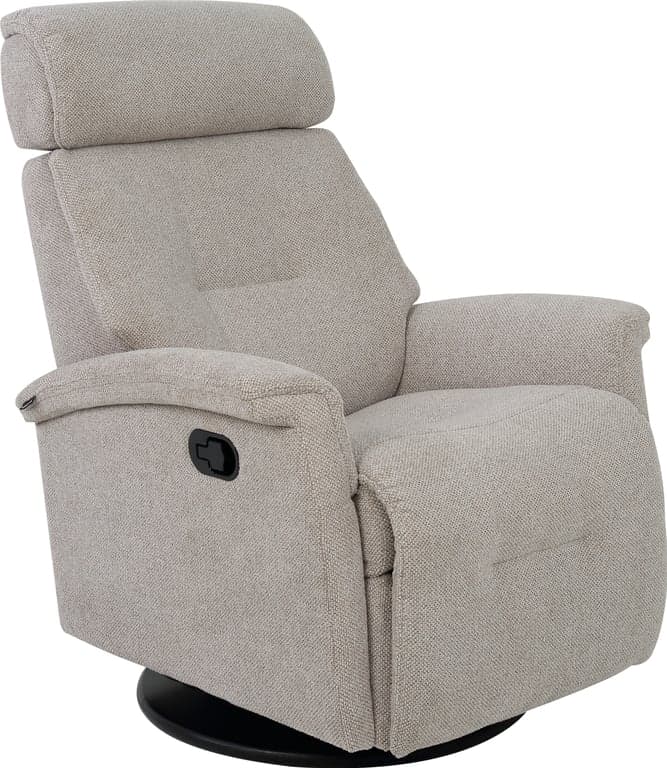 $Bilde av Roma recliner   (Manuell, stoff Maldino Light Brown)