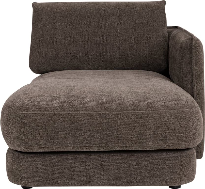 $Bilde av Bastia sjeselong m/arm høyre (stoff 348/Vivardo 14 medium brown)