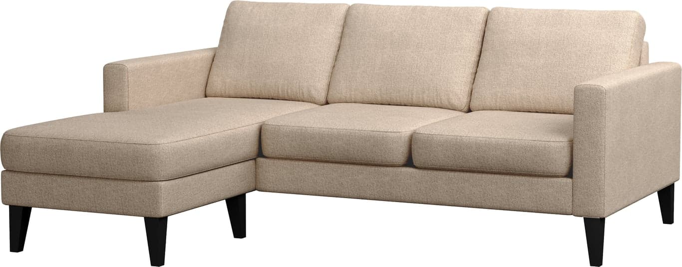 $Bilde av Diana 3-seter sofa   (m/sjeselong venstre, stoff Nordic 4 Dune)