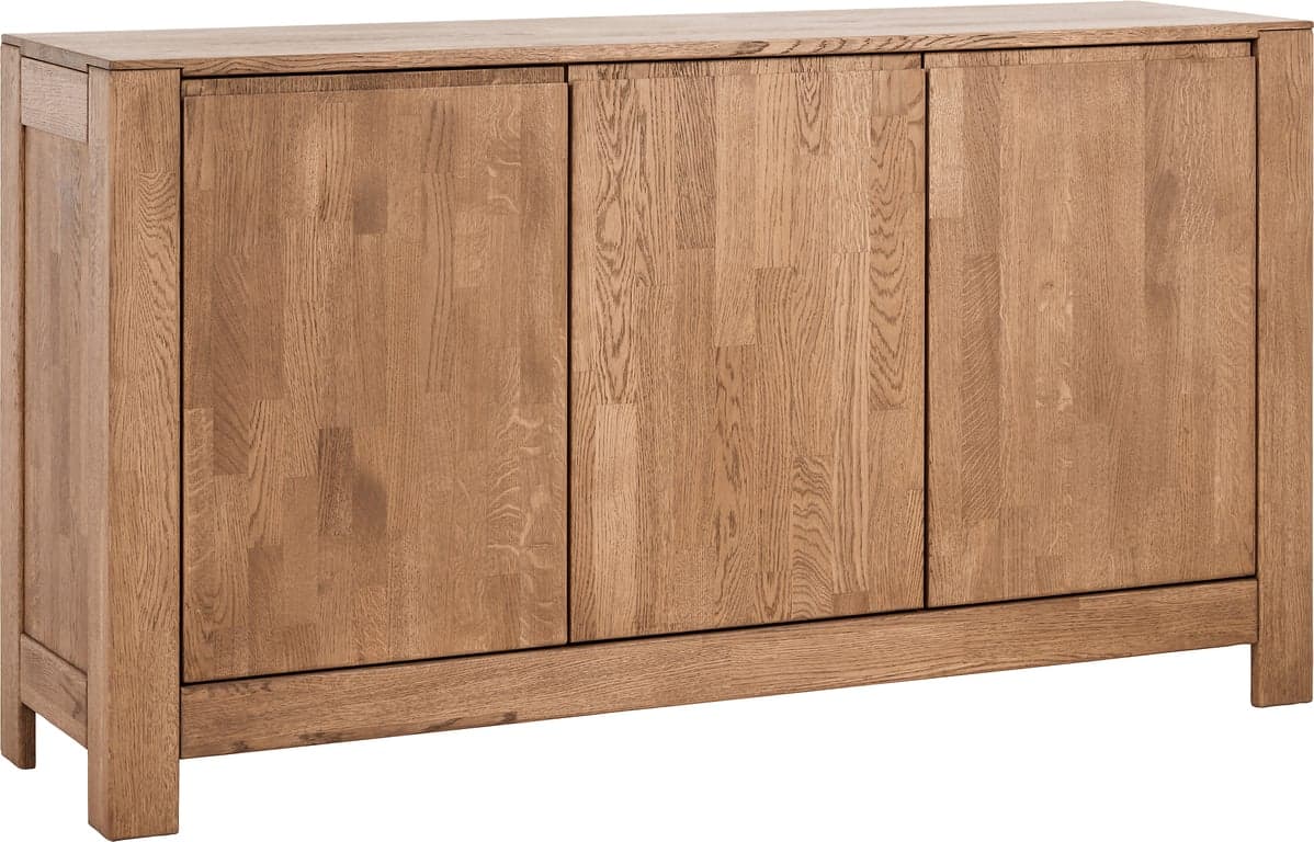 $Bilde av Lugano skjenk   (154 x 41, H 85 cm med 3 dører, mellombrun)