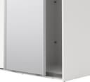 Como skyvedørsgarderobe 120x220cm