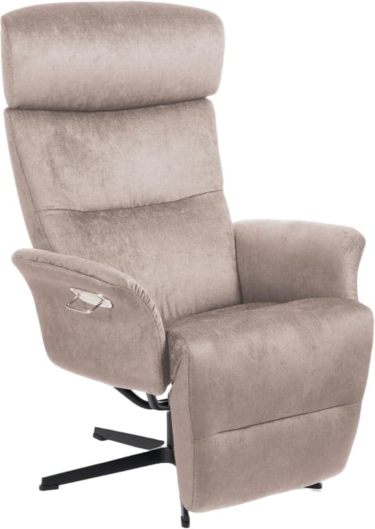 $Bilde av Conform Master recliner (svingfot alu svart stoff Mito 1515-63 Desert)