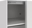 Como skyvedørsgarderobe 120x220cm