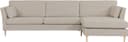 Sone høy sofa m/sjeselong