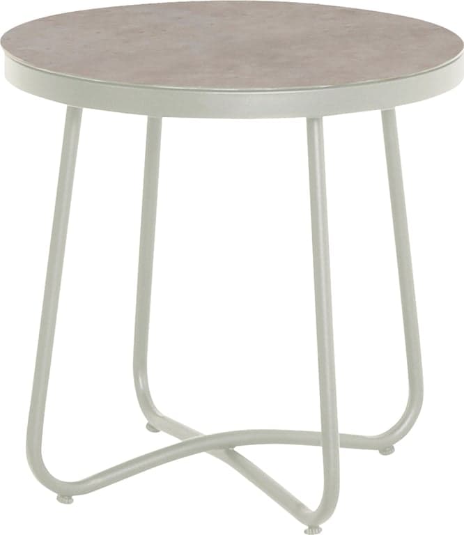 $Bilde av Brindisi sidebord (Ø: 50 H: 50 cm, kalk)