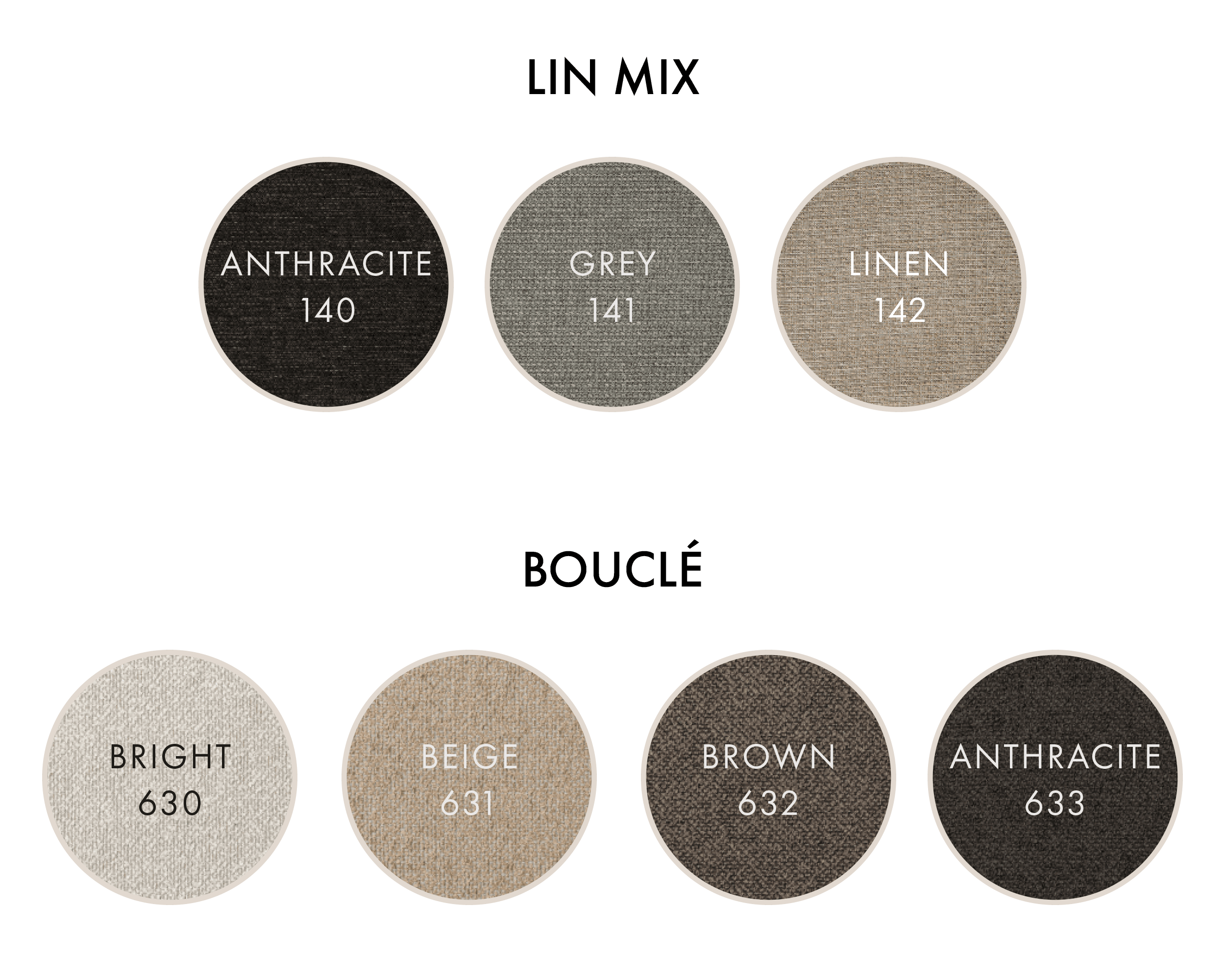 Bouclè - og lintekstiler Nobel by Jensen®