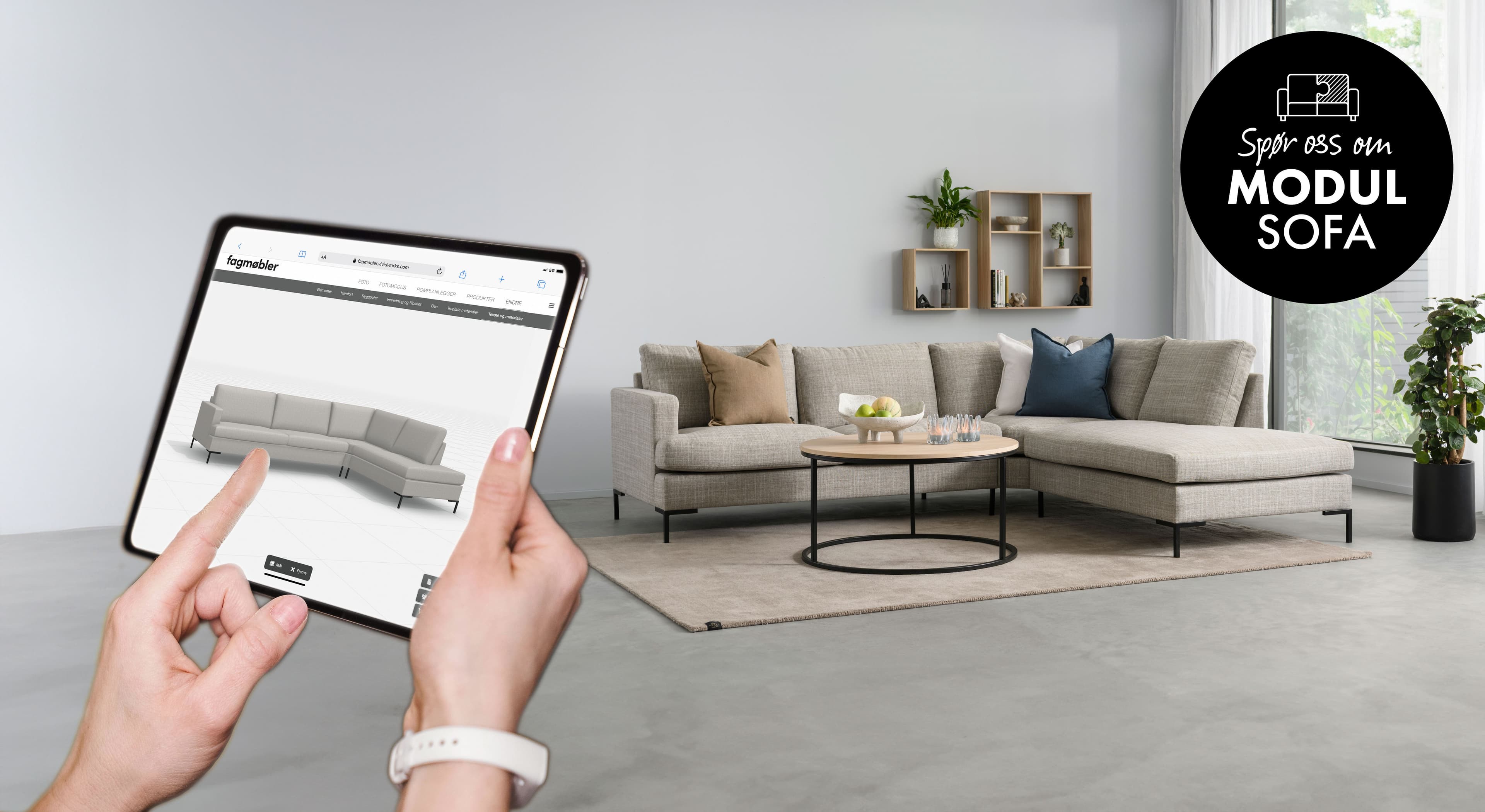 Bygg sofaen slik du vil ha den!