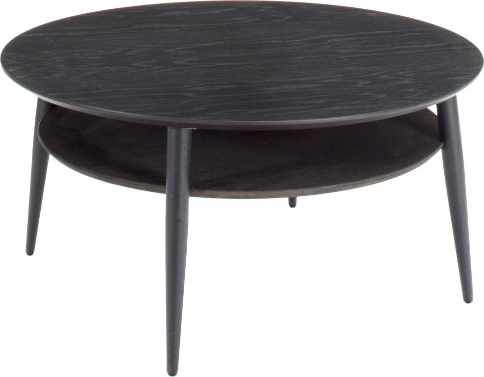 $Bilde av Luna sofabord rundt Ø 90, H 48 cm (svartfarget)